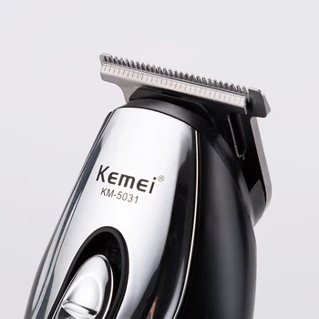 Kemei hair trimmer KM5031electric lase rezanje strokovno clipper britje brado akumulatorska orodja trimer cliper
