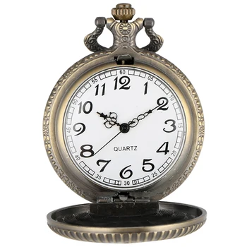 Klasična Bronasto žepna ura Moških Občutljivo Prostozidarjev z G Opremo Prostozidarskih Ure Slim Verige Obesek reloj masonico Opremo