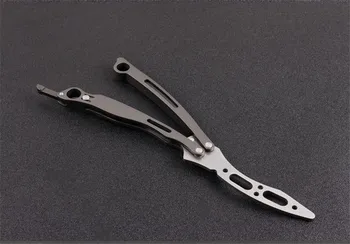 Klasična Pajek B03p Usposabljanje Nož Metulj Folding Nož Za Kampiranje Huniting Pohodništvo EOS Orodja 5CR15MOV Rezilo Jeklo Ročaj
