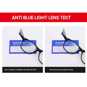 Klasična Photochromic Modra Svetloba Blokiranje Očala Moških Kvadratnih Barva Spreminja, Anti Blue Ray Računalnik Kameleon Očala