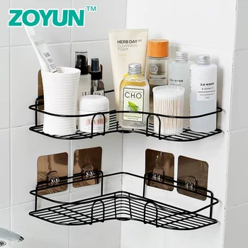 Kopalnica polica sesalni tuš imetnik šampon nosilec kuhinji shranjevanje milo kozmetika rack kopalniški pripomočki za shranjevanje rack