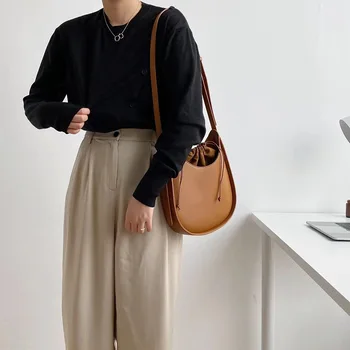 Korejski slog Vrvico Vedro Torbe za Ženske do leta 2020 blagovne Znamke torba Majhne PU Usnja, ročne Torbe in Torbice Ženski Crossbody vrečke