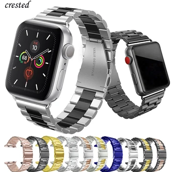 Kovinski Trak za Apple watch 6 SE 5 4 3 2 1 zapestnica iz Nerjavečega Jekla watchbands Apple watch band 44 mm 40 mm iWatch band 38 mm 42mm