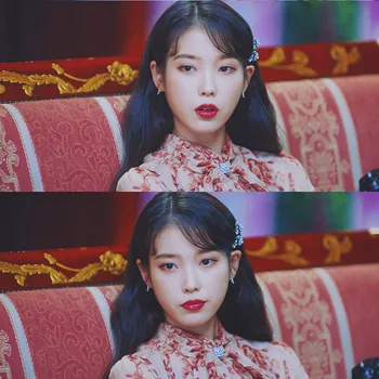 Kpop IE Lee Ji Eun poletje nov modni roza lok-vozel naguban Cvetlični obleka ženske stranka temperament seksi dolgo sleeved ohlapne obleke
