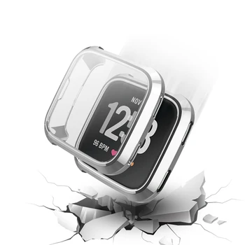 Kritje Za fitbit obratno/Obratno 2/Obratno lite trak primeru zaščitnik zaslon smart watch Dodatki, ultra-tanek zaščitni okvir odbijača