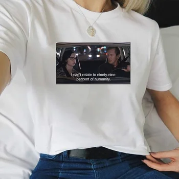 Kuakuayu HJN ne morem se Nanašajo na Devetdeset-devet Odstotkov Človeštva Graphic Tee Bombaž Priložnostne Smešno Tv Show Ženske T-shirt