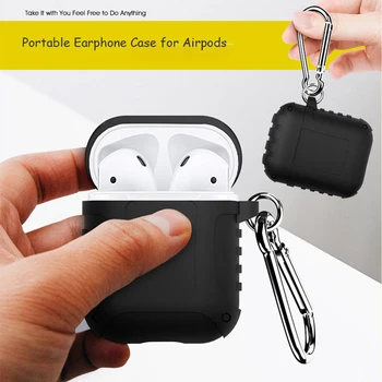 Kul Šport Človek Zunanji Oklep Primeru Za Apple AirPods Bluetooth Brezžične Slušalke Vrečko Primerih Za Letalski Stroki Pokrov Za Polnjenje Box Primeru