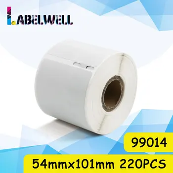 Labelwell 54 mm*101mm Termični Papir 99014 oznako Roll združljiv za Dymo LW Oznaka Maker 400 450 450 Turbo tiskalnik za etikete
