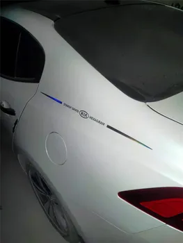 Laser reflektivni avto nalepke pisane okrasne avto nalepke spremenjen ustvarjalne karoserije garland sprednje in zadnje steklo nalepke