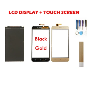 LCD Ce:15-22211-3259-2 Za Vertex Vtis Sreče Zaslon LCD + Touch Senzor Stekla Ločeno Črno Zlato, s trakom in orodja