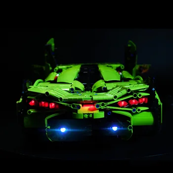 LED Osvetlitev Komplet za lego 42115 Lamborghinig SIAN FKP37 stavbe, bloki, opeke svetlobe igrača za otroke (Samo za LED Luč, Brez Blok Kit)
