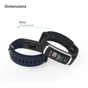 Lerbyee M4 Pametna Zapestnica Srčnega utripa Bluetooth Fitnes Tracker Watch Kalorij Klic Opomnik Smart Pasu za Vožnjo Šport