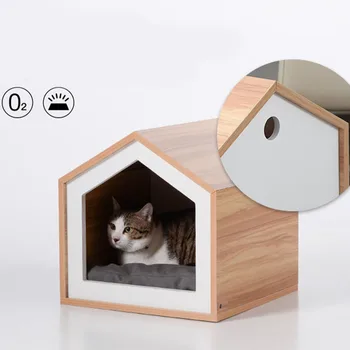 Lesene mačka pes hiše hišne pohištvo
