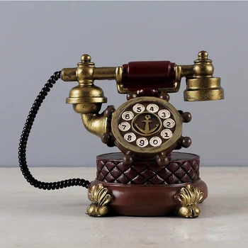 Letnik Knjige Telefon Presence Banka Dom Dekor Okraski Retro Pohištvo Figurice Telefon Miniature Doma Dekoracijo Obrti Otroci Darila