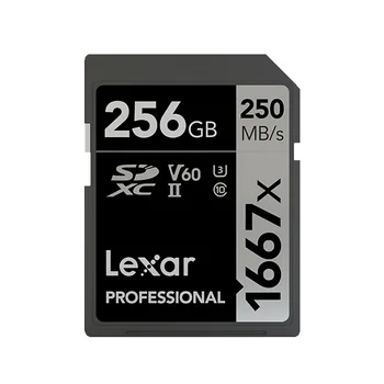 Lexar 32GB SDHC 64GB 128 gb 256GB SDXC U3 memoria flash Kartice 150MB/s, Class 10 1667X carte SD Memory Card Za 3D, 4K video Kamera