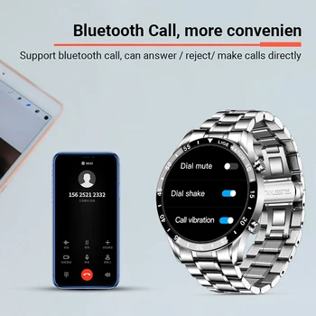 LIGE 2020 Novih Moških Pametno Gledati Bluetooth Klic Watch Šport Fitnes Srčni utrip Spanja Spremljanje Pametno Gledati Za Android IOS +Box