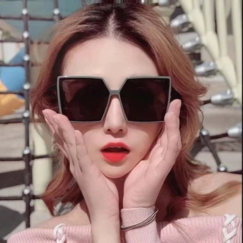LongKeeper Prevelik Sončna Očala Ženske 2020 Vintage Sončna Očala Ženska Luksuzne Blagovne Znamke Clear Leče Gradient Oculos De Sol Feminino