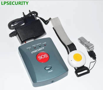 LPSECURITY GSM SOS Alarm gostiteljice Gumb za Samodejno Klicanje, Alarmni Sistem, Varnost, Dom, Alarmi z 1 2 3 4 5 keyfobs
