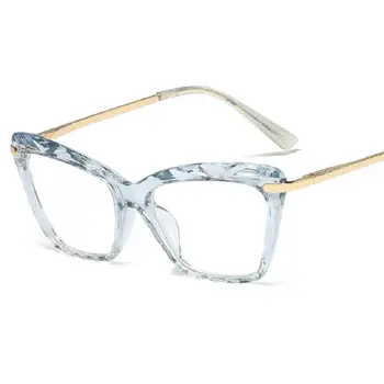 Luksuzni pregleden Kristalno cut očala Ženske blagovne Znamke Oblikovalec PC Okvir Objektiv Klasičen Ženski Moški Modni Očala