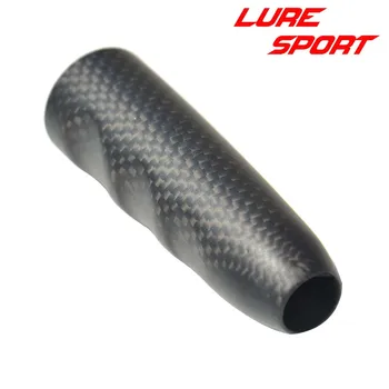 LureSport 2pcs tkane ogljikovih 8 cm Oprijem 3K carbon groove ročaj Palice Stavbe komponenta Palico Popravila DIY prazno