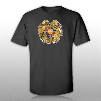 Madžarski Grb T-Shirt Tee Majico Brezplačno Nalepko Armenija Zastavo Roko Sem Homme Meri Tee Majica