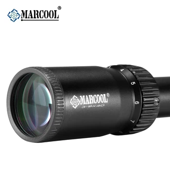Marcool ALT 3-9x40 SFP 25.4 mm Lov Riflescope Dolgo okularjem Cilj Mildot Crosshair Reticle Optične Pogled Airgun Airsoft Puška
