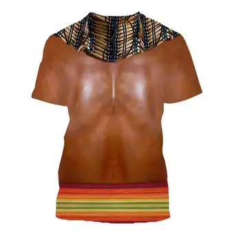 Materni Indijski vzorec 3D Tiskanih moški majica s kratkimi rokavi Harajuku Kratkimi rokavi Tshirt poletje ulica Cosplay Unisex tshirt Padec ladijskega prometa