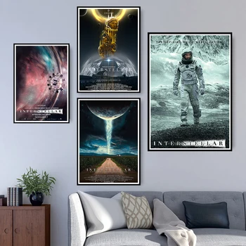 Medzvezdni Plakat Klasičnih Sci-Fi Film Platno Wall Art Doma Dekor Tiskanje Darilo