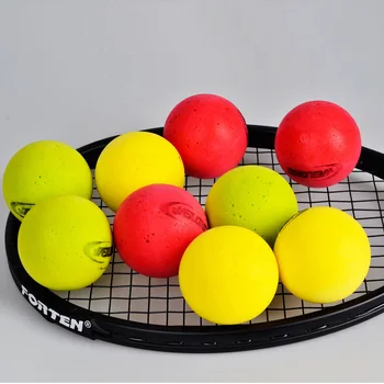 Mehko Gobo Tenis Žogo Otroci Praksi Igrajo Usposabljanja Teniških Žogic Rumene, Zelene, Roza Otrok Tenis Lekcijo Elastično Žogo 3pcs Pack