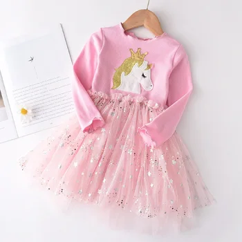 Melario Baby Dekleta Oblačenja Novo Pomlad Moda Očesa Princesa Obleke za Dekle, Otroci Obleko Luštna Star Otrok Oblačila