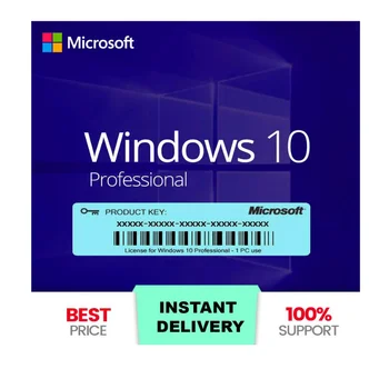 Microsoft Windows 10 Pro ključ licence Poklicnih 32/64 Bit KODO za Aktiviranje KLJUČNIH Življenju - Hitra Dostava