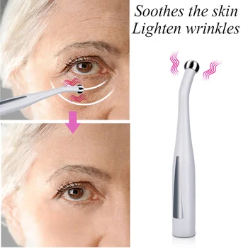 Mini Oči Vibrator Električni Dotik Anti-Aging Gubam Massager Prenosne Električne Naprave Temno Krog Facials Vibracijsko Masažo Pero