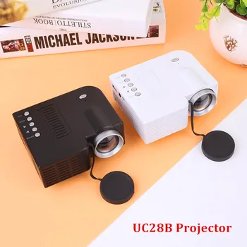 Mini Prenosni UC28CB/UC28D projektor 500LM Domači Kino Kino Večpredstavnostna LED Video Projektor Podpira USB TF Kartice EU/ZDA Plug