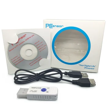 Mini USB Senzor Termometer, Higrometer Hid TEMPerHUM Temperatura Vlažnost Diktafon MSN Daljinski upravljalnik