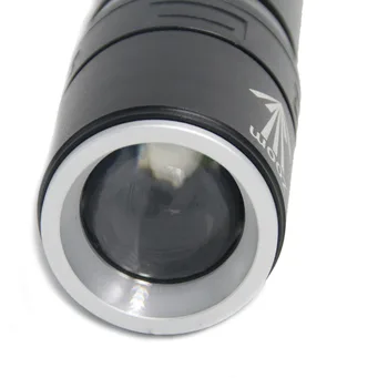 MINI XML T6 3800LM Aluminija Nepremočljiva Zoomable CREE LED Svetilko, Baklo luči za 18650/26650 Baterije