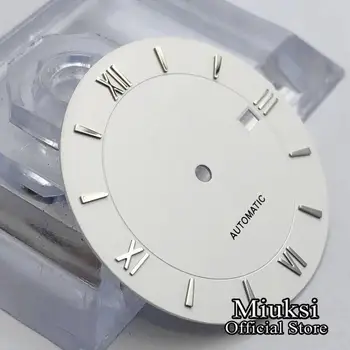 Miuksi 33mm sterilne watch gumbom + gledajo roke fit Miyota 8205/8215/821A/82 serije,Mingzhu DG2813/3804 gibanja