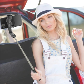 Mobilni telefon stabilizira selfie palico Anti-shake ročni gimbal video snemanje stabilizator Žiroskop L08 stojalo selfie stick