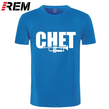 Moda Kul Moški majica s kratkimi rokavi Ženske Smešno tshirt Jazz Chet Baker po Meri Natisnjeni T-Shirt
