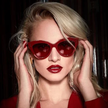 Moda Mačka Oči, sončna Očala Ženske blagovne Znamke Oblikovalec Retro Vintage Ženska sončna Očala Oculos de sol Feminino Visoke Kakovosti UV400