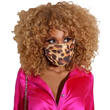 Moda Prikrivanje Cvetlični Leopard Tiskanja Barvne Masko, Outdoor, Jahanje Stranka Maska Za Dihanje Stroj Za Večkratno Uporabo Masko Unisex