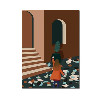 Morandi Abstraktna umetnost Platno Minimalistično Slikarstvo Nordijska Plakatov In Fotografij Modularne Stene Slik Za Dnevna Soba Dekor Brez Okvirja