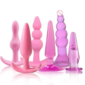 Morease 12pcs/nastavite Nov Moški Ženske Butt Plug Jelly Igrače Seks Dildo seks Odraslih proizvodi, Igrače, BDSM Kroglice Vibrator sex igrače Za Par