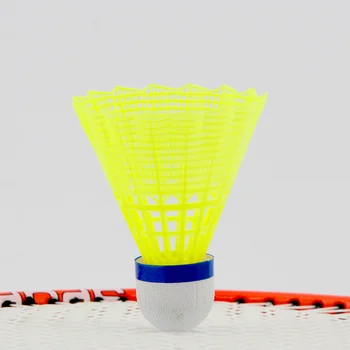 Močno Najlon Žogica za Namizni Optični Žogo Glavo Polno Krog Volne Stil, Plastični Badminton za Zunanjo Uporabo Usposabljanja Trajne 6pcs/set