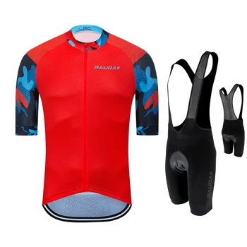 Moški Kolesarski Dres 2020 Pro Team RAUDAX Kolesarjenje Oblačila Ropa Ciclismo Mtb Gorsko Kolo Poletne Visoke Kakovosti Bib Hlače