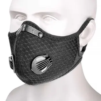 Moški Ženske Sivo Kolesarjenje Masko Filter Anit-fog Anit-onesnaževanje Dihanje PM2.5 Activ Ogljikovih Respirator Športno Kolo Masko Za Prah