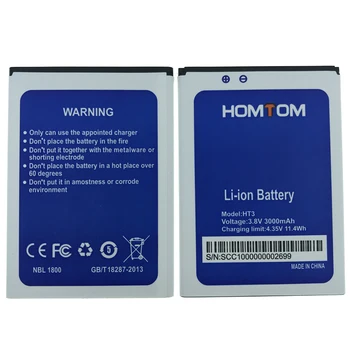 Na Zalogi Visoko Kakovostne Baterije Za Homtom HT3 HT3 Pro Mobilni Telefon, Nadomestni + Številko za Sledenje