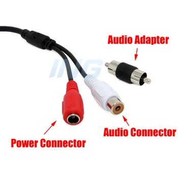 Nastavljiva Visoka Kakovost Mini Audio CCTV Mikrofon Nadzor Široko Paleto Zvoka, Sprejemanje Zvoka Monitor za Varnostne Kamere