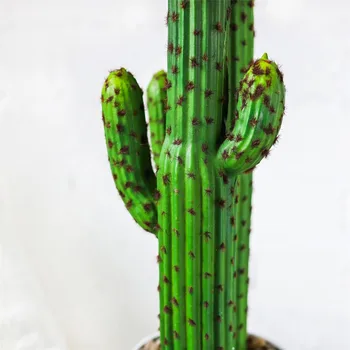 NCYP Velike Umetne Kaktus Umetno Ponaredek Teksturirane Kaktus Saguaro Sočna Puščavske Rastline Sodobne Simulacijske Dekoracijo