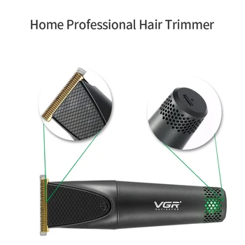 Nepremočljiva Električni Hair Trimmer Strokovno Domačo Uporabo USB Polnilne Lase Clipper za Moške z Mejnimi Glavnik Pričeska Stroj