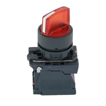 Nepremočljiva osvetljeni izbirno stikalo rotacijski vklop gumb za vklop na dva ali tri položaj SB5(XB5 LA68S)-AK124B5 z vgrajeno LED